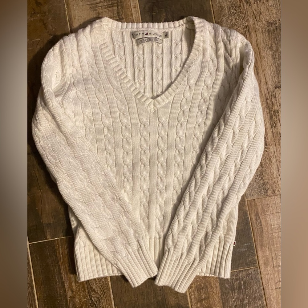Tommy Hilfiger white sweater